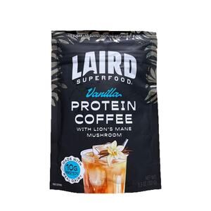 Laird Protein Coffee with Lion's Mane Mushroom - Vanilla 10 servings BB 5/2027